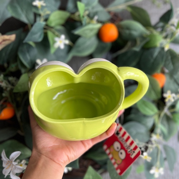 Sanrio Keroppi Green Frog Mug HTF rare OOAK - Picture 4 of 6